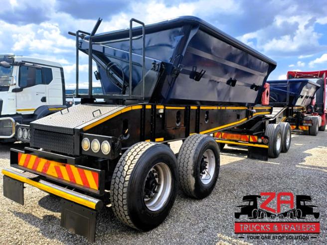 2021 LEADER 20 CUBE SIDE TIPPER TRAILER #53307